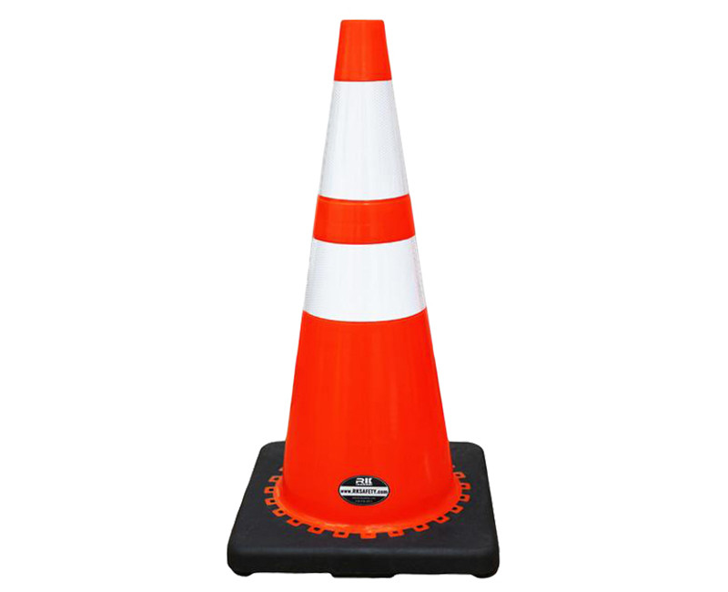 28" CONE W/ 4" AND 6" REFLECTIVE COLLARS