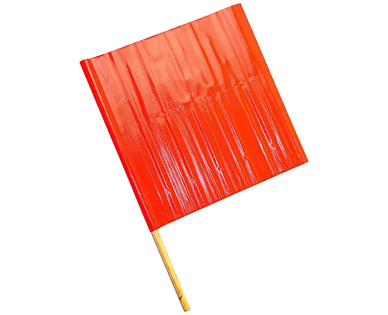 24" SAFETY ORANGE FLAG