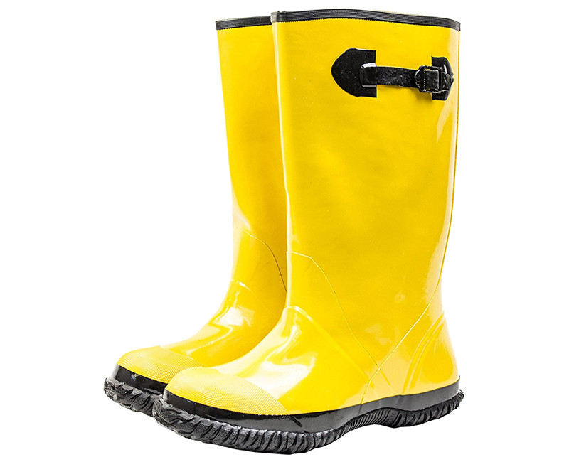 YELLOW SLUSH BOOTS SIZE 11