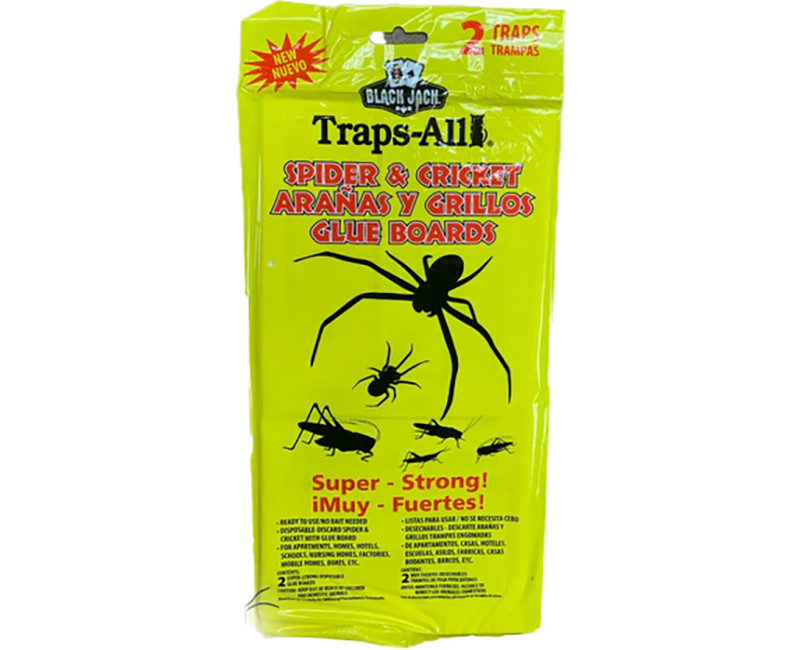 BLACK JACK SPIDER AND CRICKET GLUE TRAP 2 PACK