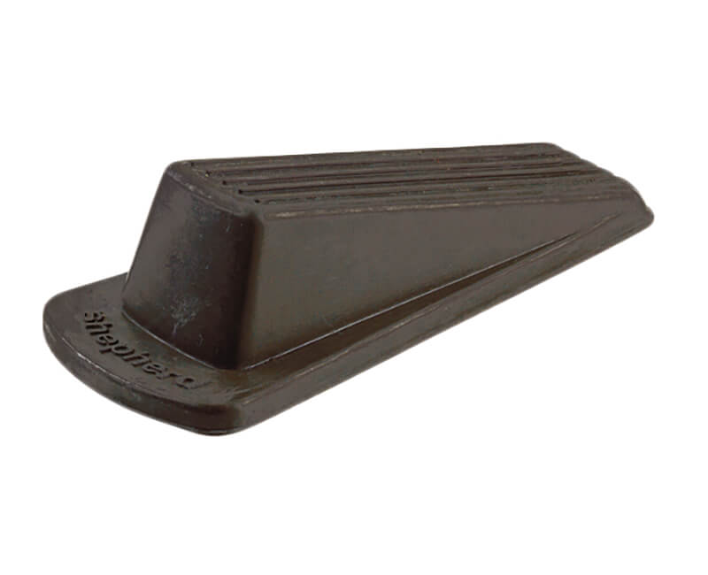 Heavy Duty Brown Rubber Wedge - 1 Per Card