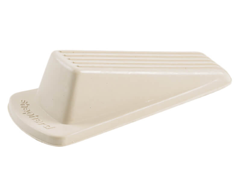 Heavy Duty White Rubber Wedge - 1 Per Card