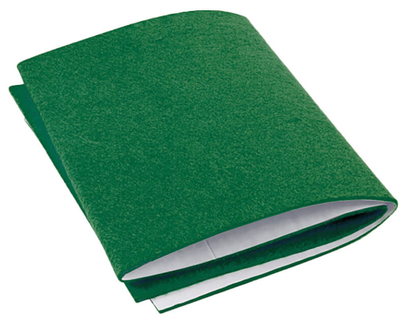 6" X 18" Green Felt Blanket - 1 per Card