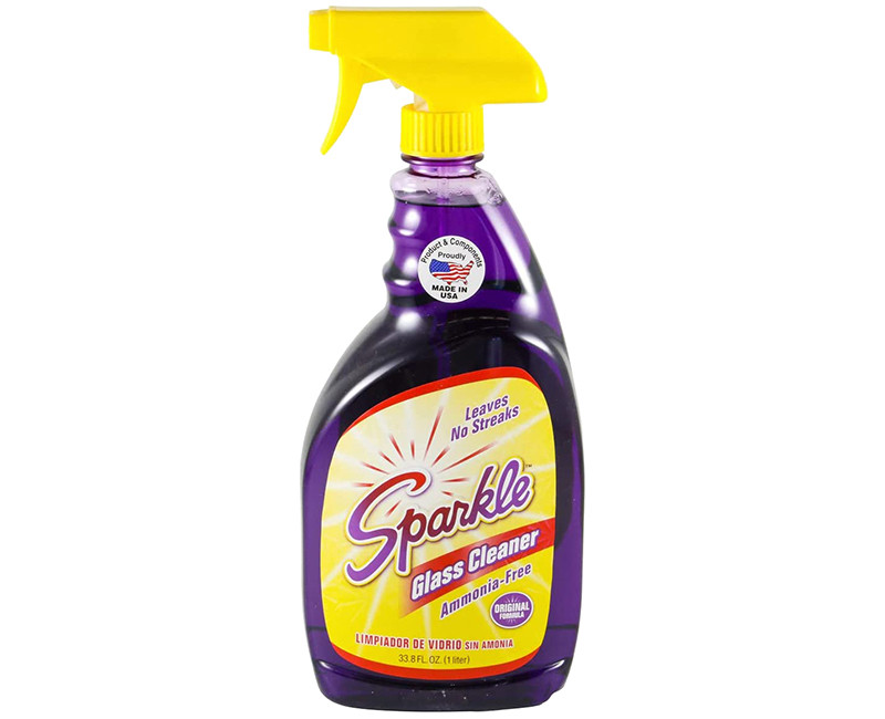 SPARKLE 33.8OZ GLASS CLEANER, AMMONIA FREE