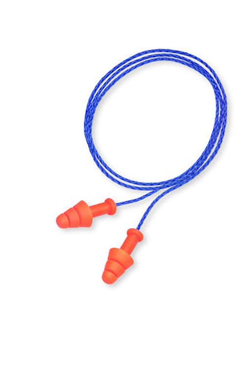 CORDED EARPLUGS 2 PAIR W/ CASE