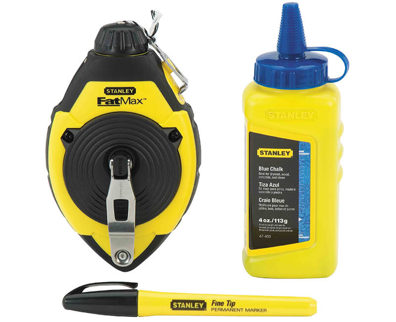 Chalk Line Set With Fine Tip Marker