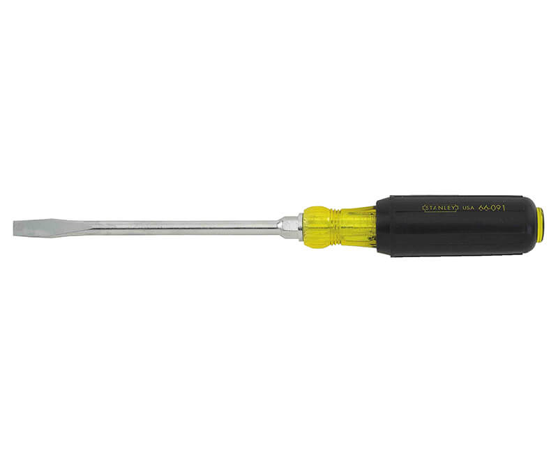 5/16" X 6" Vinyl Grip Rounded Blade Screwdriver