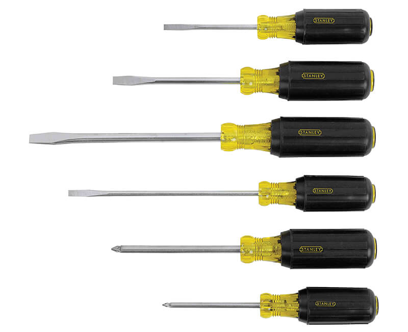 6 PC. Rubber Grip Screwdriver Set