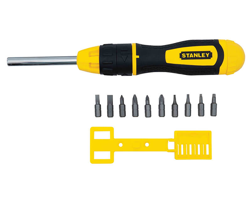 10 PC. MultiBit Ratcheting Screwdriver