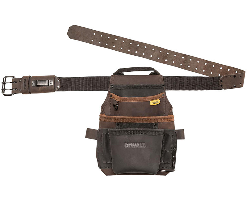 DEWALT LEATHER POUCH W/ BELT