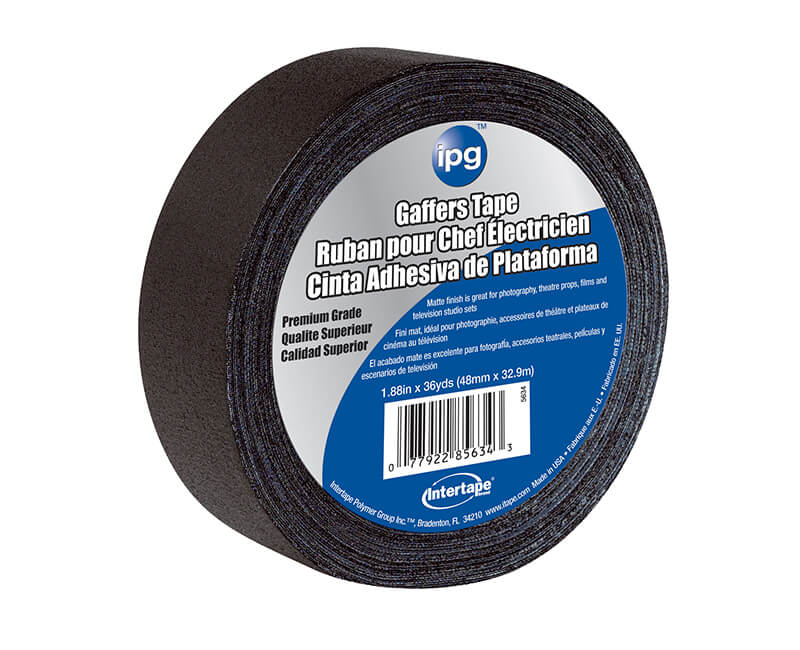 1.87" X 60 YD. Gaffers Tape - Black