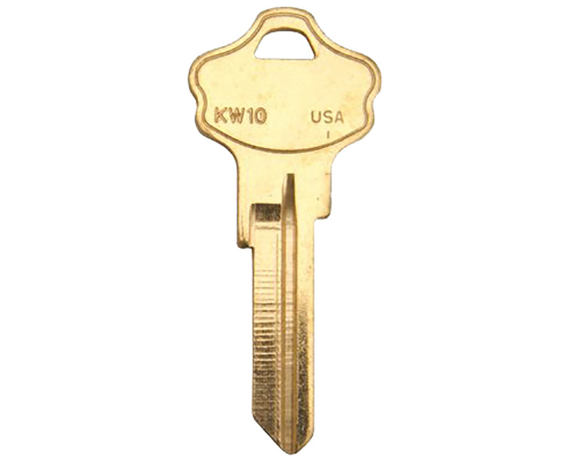 KW10-BR Titan/Kwikset Key Blank - 50 Pack