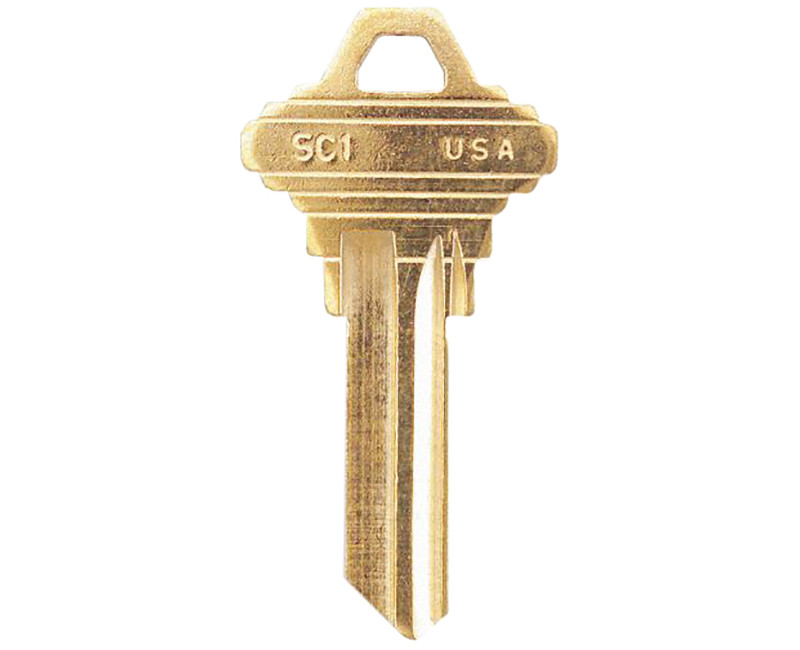 KEY BLANK 250PK SCHLAGE 35-100C 5 PIN BRASS