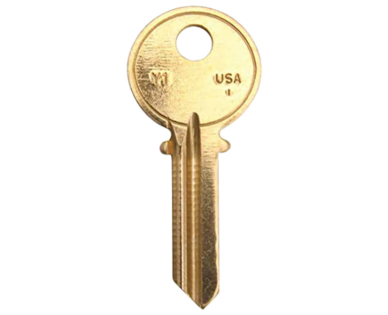 KEY BLANK 250 BOX YALE 8 BRASS