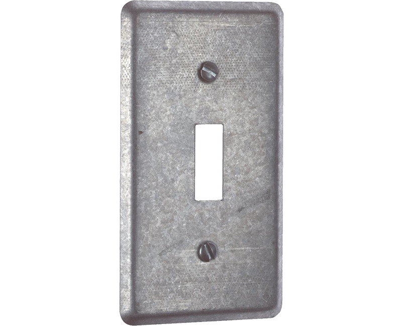 ELECTRICAL HANDY BOX COVER 2" X 4" TOGGLE SWITCH 0.8MM THICK