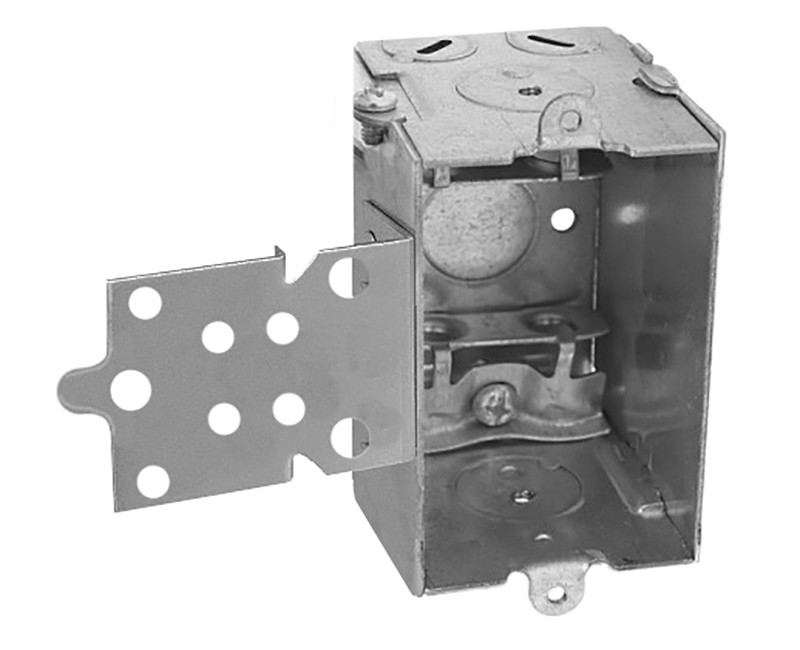 ELECTRICAL SWITCH BOX 1-1/2" DEEP WITH BX CLAMPS