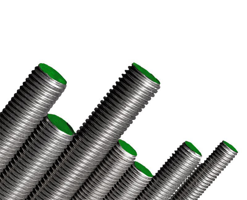 10-24 X 36" Threaded Rod - Green