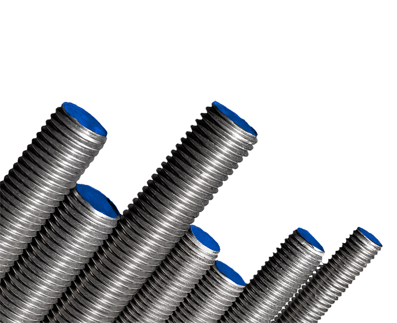 1/4-20 X 36" Threaded Rod - Blue