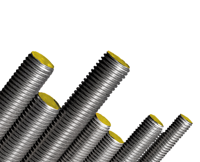 3/8-16 X 36" Threaded Rod - Yellow