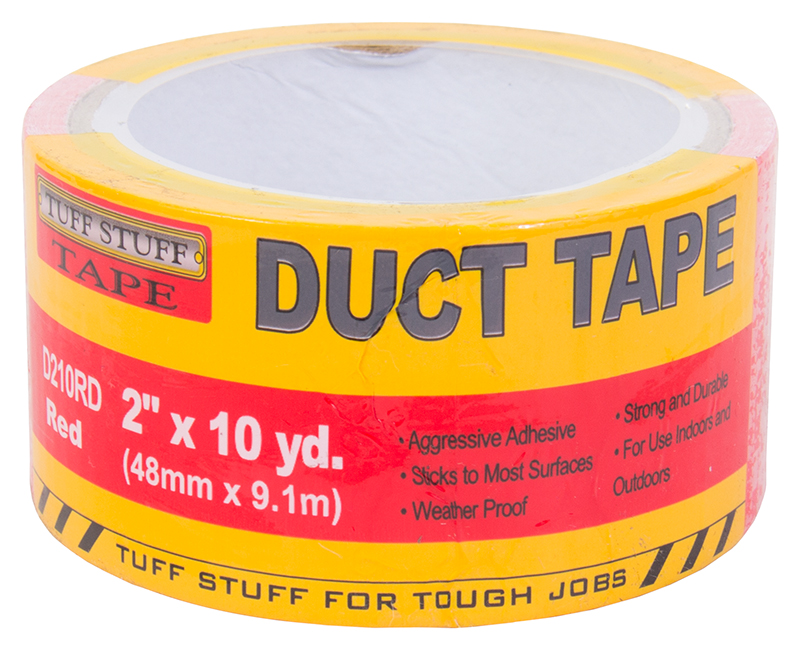 2" X 10 YD. Duct Tape - Red