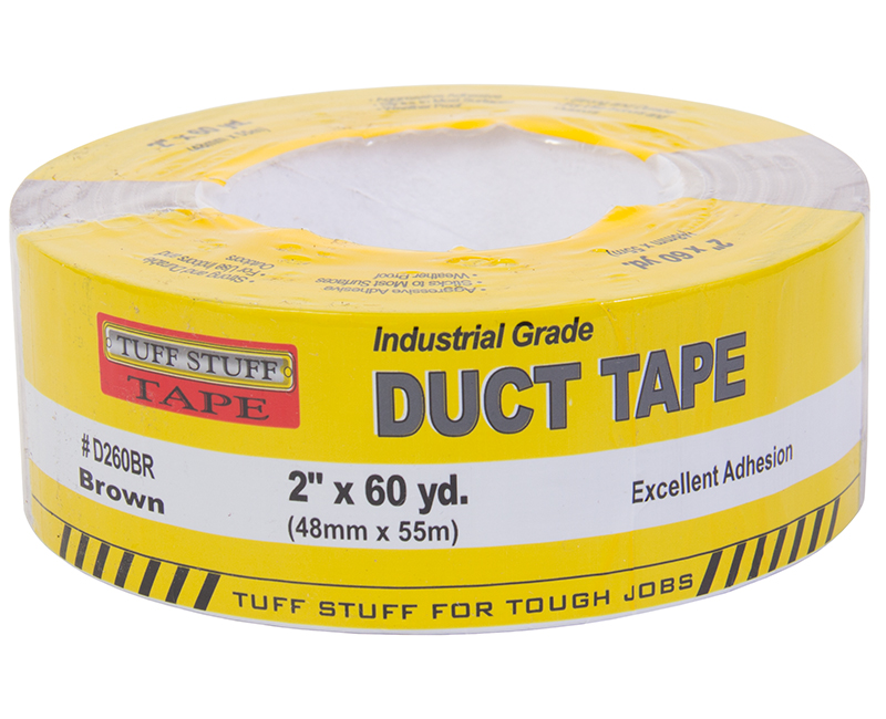 2" X 60 YD. Duct Tape - Brown