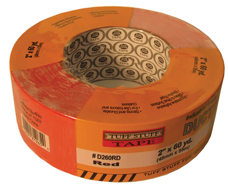 2" X 60 YD. Duct Tape - Red