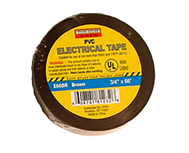 3/4" X 60' Electrical Tape - Brown