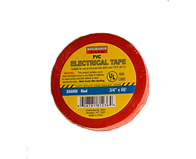 3/4" X 60' Electrical Tape - Red