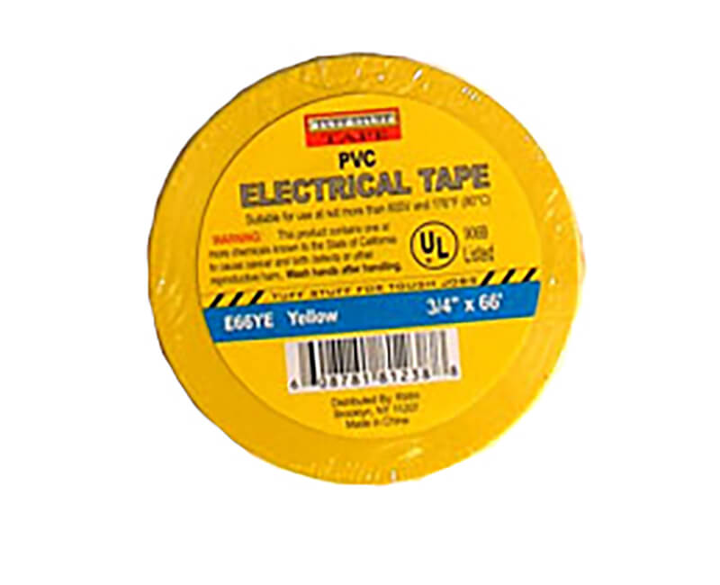 3/4" X 60' Electrical Tape - Yellow