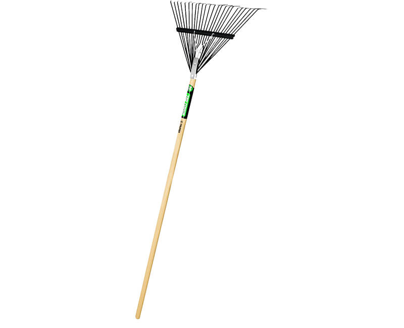 24" Steel Leaf Rake