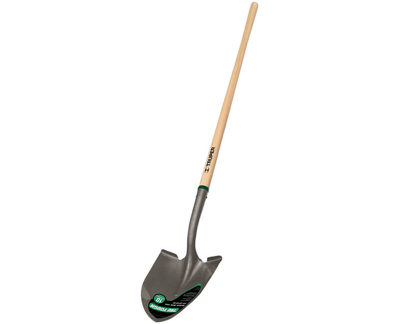 Round Point Shovel - Long Wood Handle