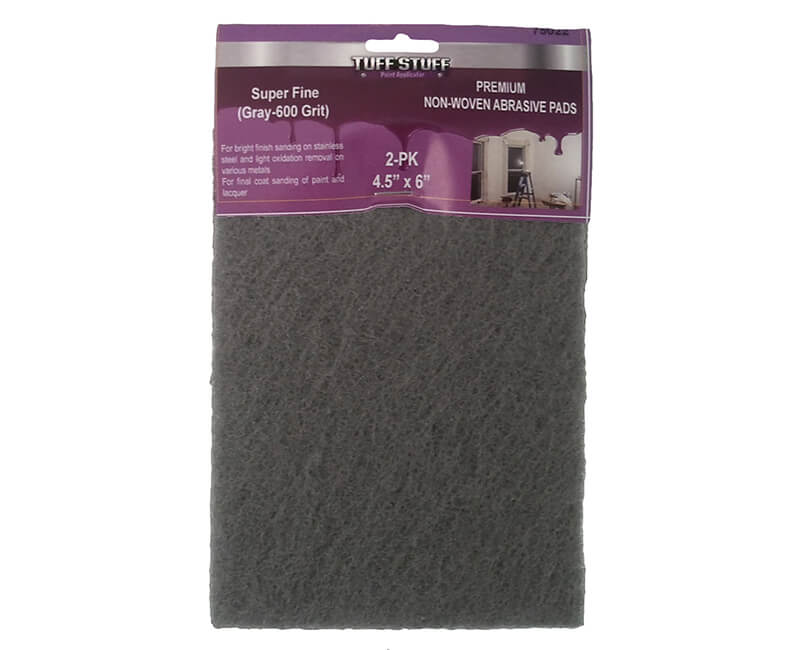 4-1/2" X 6" Non-Woven Pad - 2 PC. Gray