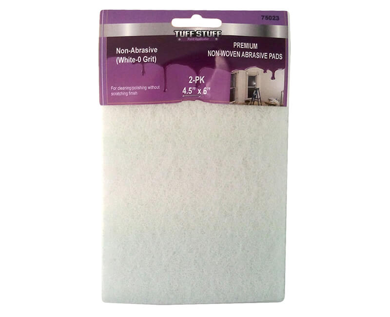 4-1/2" X 6" Non-Woven Pad - 2 PC. White