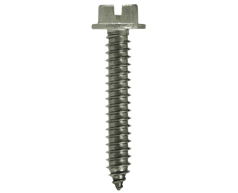 Sheet Metal Screw Slot Hex Head ZP - 6" X 1/2"