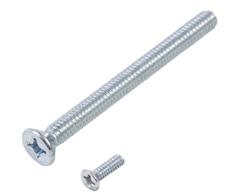 Machine Screw Flat Phillip ZP - 8-32 X 1/2"