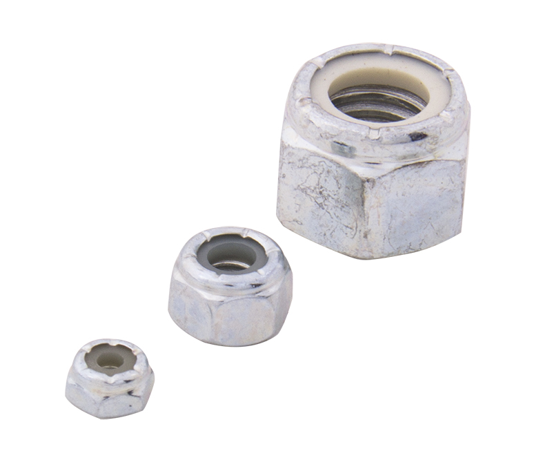 Nylon Lock Nut SAE ZP - 6-32