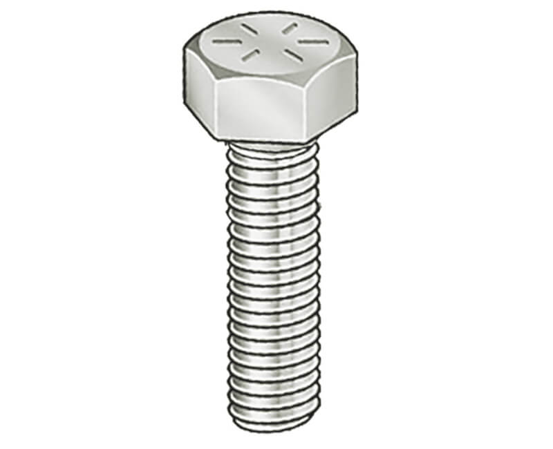 Hex Head Tap Bolts - 1/4-20 X 1"