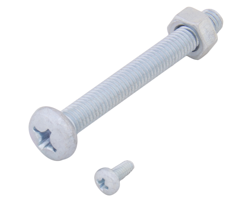 M10-1.50 x 30 Metric Machine Screw Pan Phillips ZP - 3 Piece Per Package