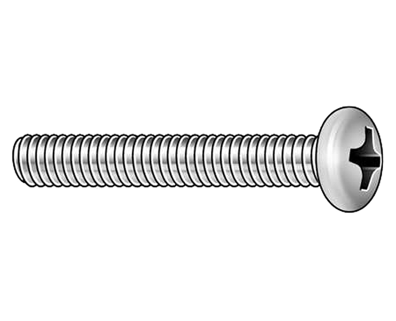 Round Head Stove Bolts - 3/16" (10/24") X 1/2"