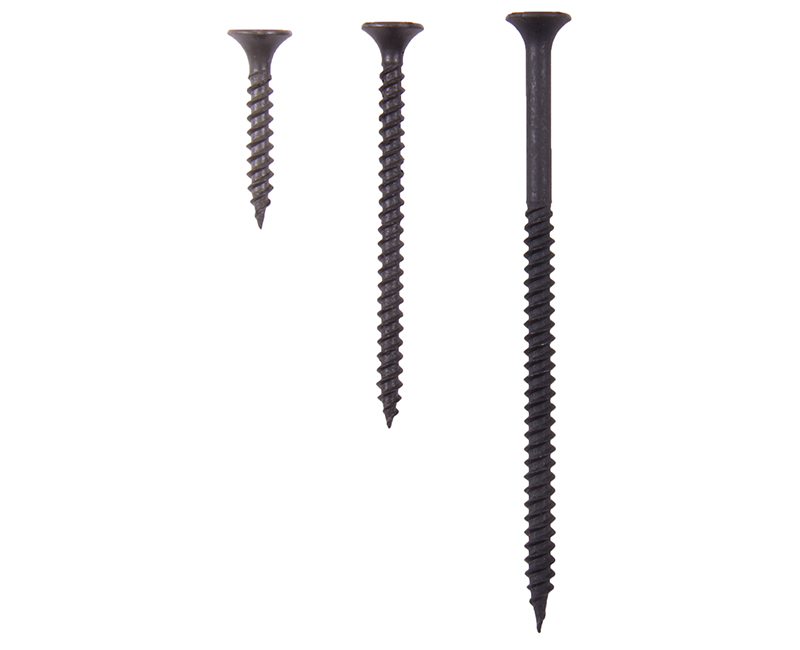 Drywall Screw Fine Threaded Black Phosphate - 6" X 1"