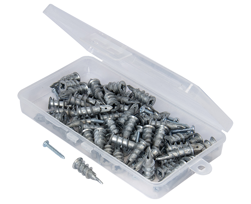 Easy Anchor Kit Zinc Alloy - #8 Anchors and Screws