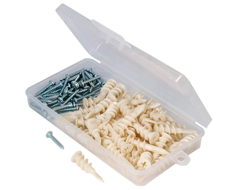 Easy Anchor Kit Nylon - #8 Anchors and Screws