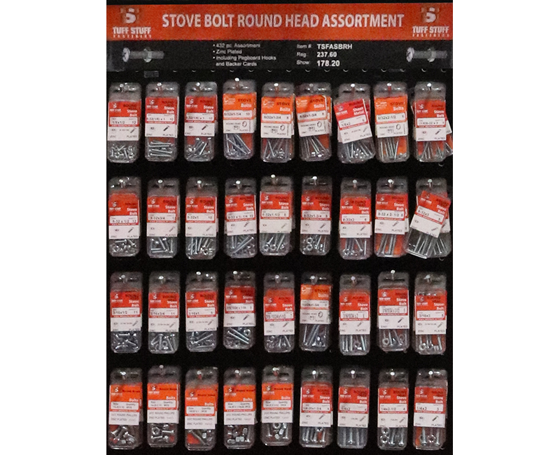 Fastener Assortment - Stove Bolt Round Head