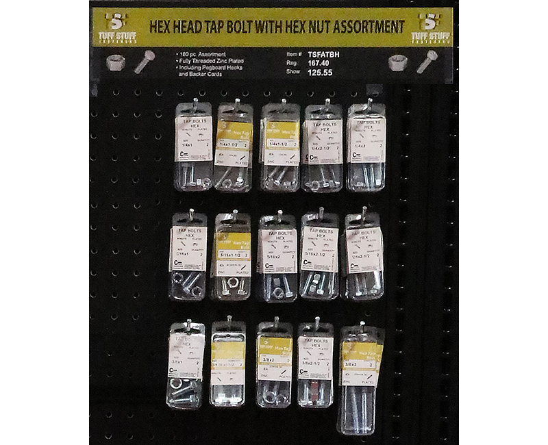 Fastener Assortment - Tap Bolt Hex Head