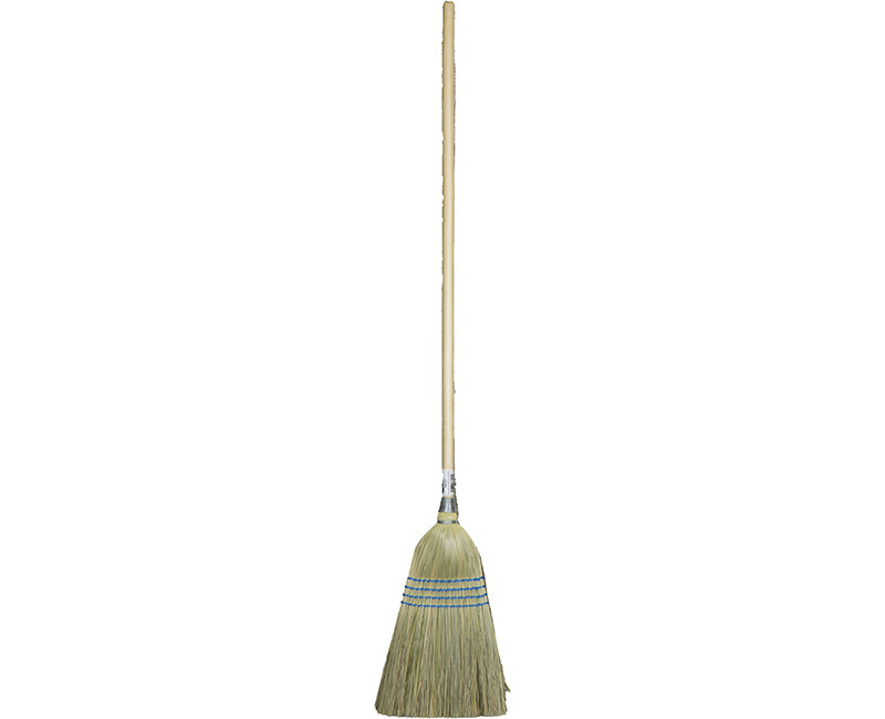 Corn Broom #18 Household 42" Wood Handle