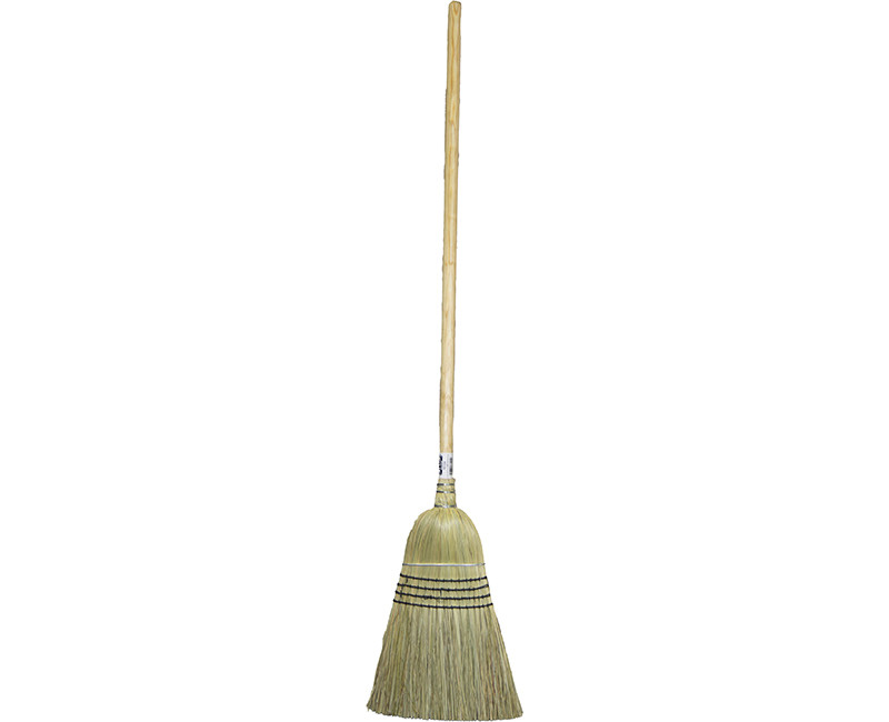 Corn Broom #28 Warehouse 42" Wood Handle