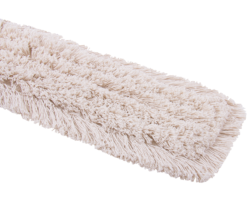 5" x 24" Dust Mop Head Fringed Cotton Polybag