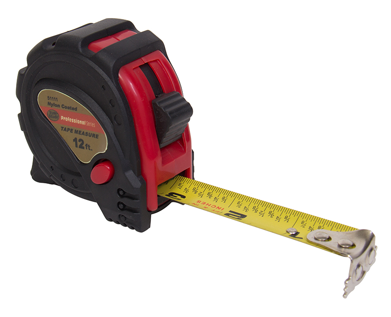 12' X 3/4" Rubber Grip Power Tape Measure