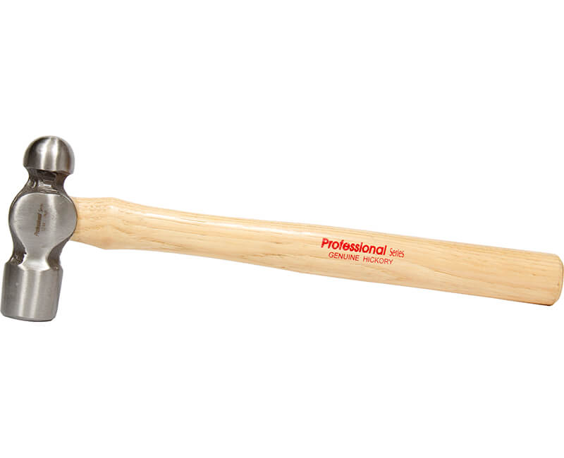 24 OZ. Ball Pein Hammer With Hickory Handle