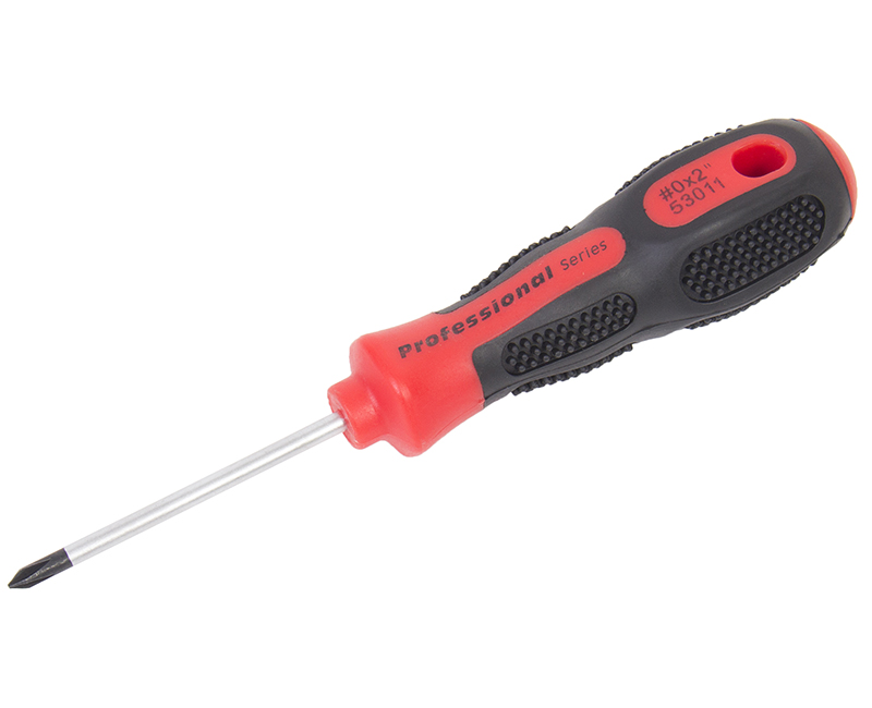 #0 X 2" Phillips Screwdriver - Ergo Grip